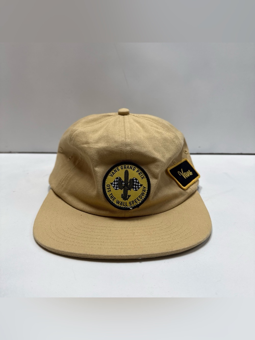Vans Off The Wall Grand Prix Speedway Adjustable Cap with Patches